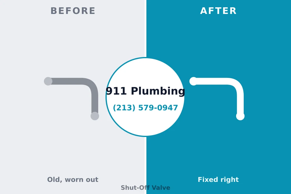 Before and after: plumbing repair Duncannon, PA